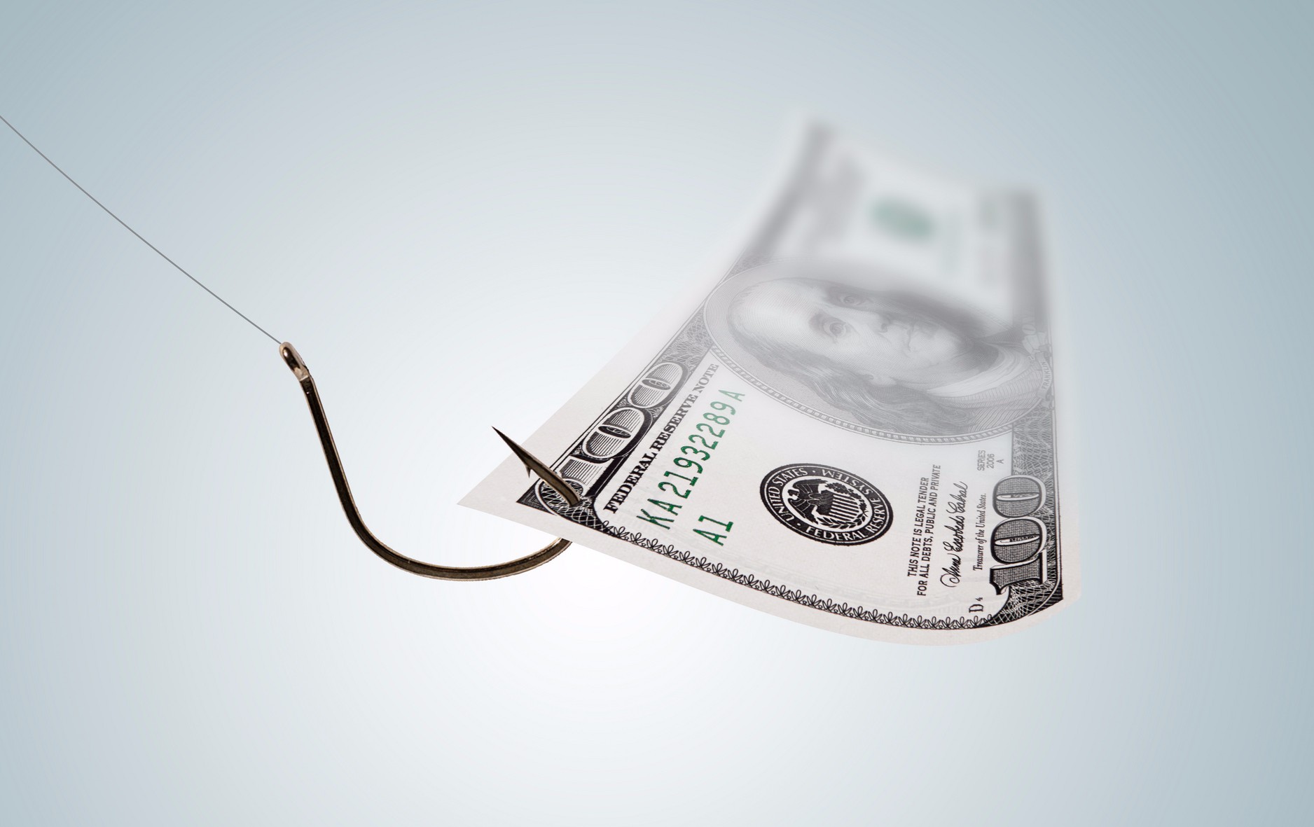 Incentive trust blog - fish hook in dollar bill