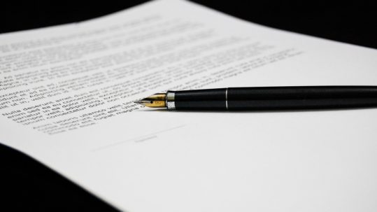 types of wills - business document and pen